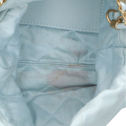 Chanel22 Leather Quilted Chain Shoulder Bag For Men