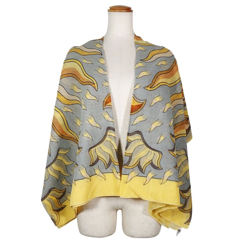 Hermes Pareo Sun Cotton Yellow Women's Stole