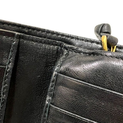 Bottega Veneta Intrecciato 114073-v0013-1000 Round Zipper Bifold Wallet Unisex