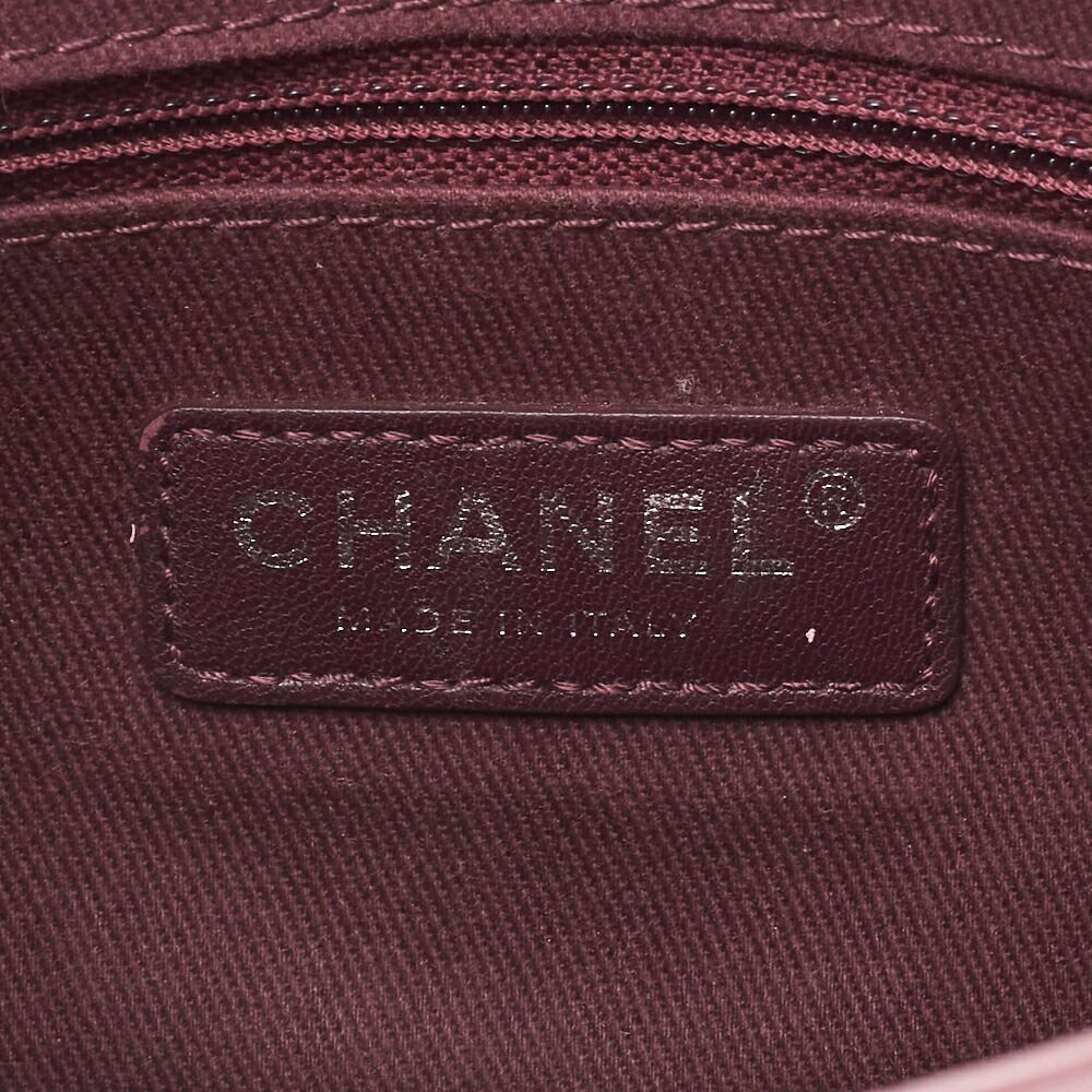 Chanel Chain Shoulder Bag Matelasse Vintage Calf Mini Pink Silver Hardware