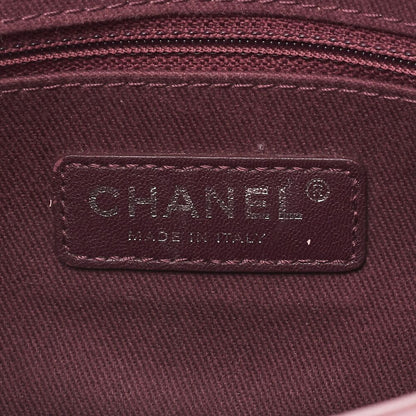 Chanel Chain Shoulder Bag Matelasse Vintage Calf Mini Pink Silver Hardware