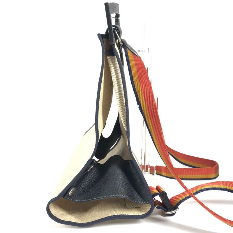 Hermes Backpack Sac Backpack Toile Ashe Beige