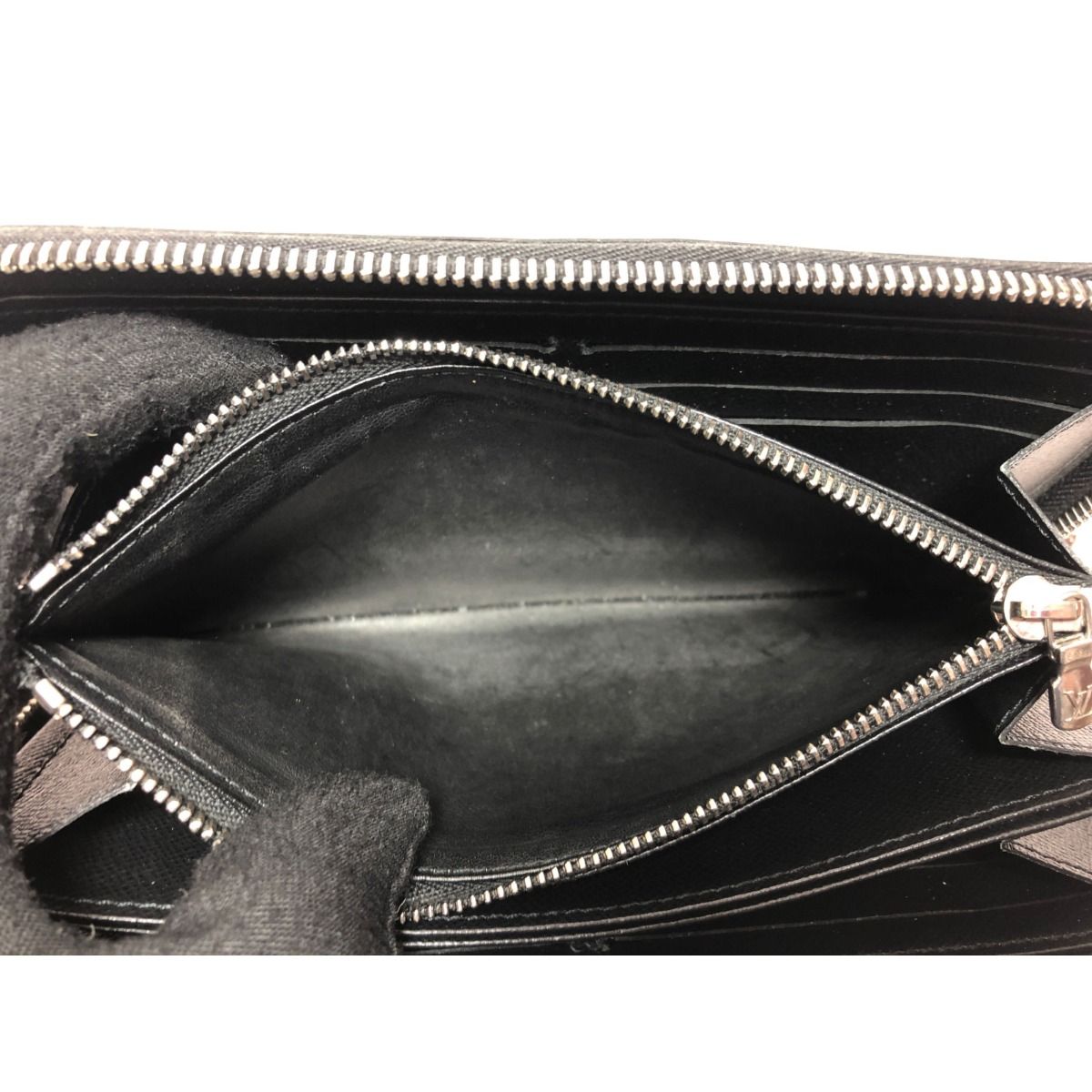 Louis Vuitton Unisex Long Wallet Round Zipper Zippy Wallet M61857 Noir