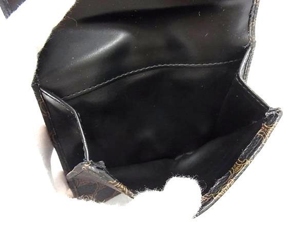 Celine Macadam Pattern PVC Trifold Wallet Billfold Coin Purse Ladies