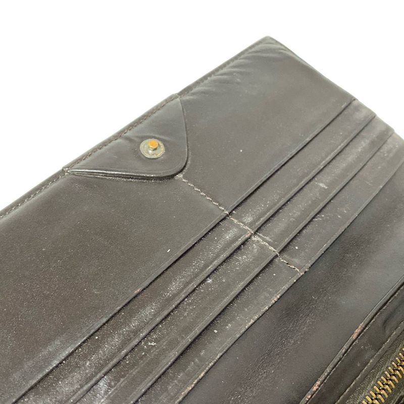 Fendi Long Wallet Zucca Pattern 8m0009 Beige And Black