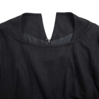 Chanel Wool Cashmere Dress P46626v34560 Black 44