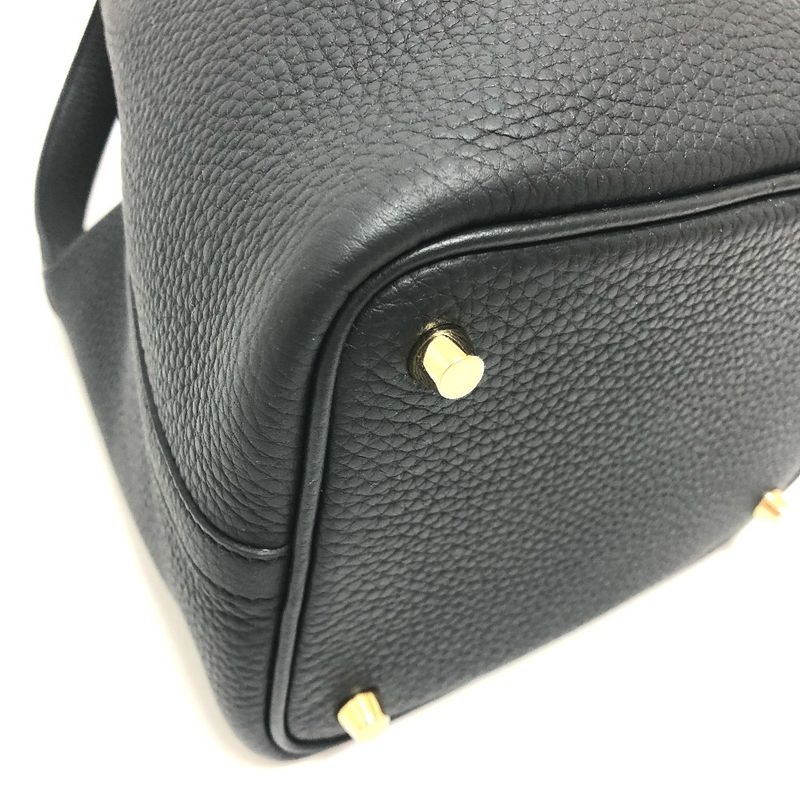 Hermes Handbag Picotin Lock PM Picotin PM Taurillon Cles Mance Gold Hardware