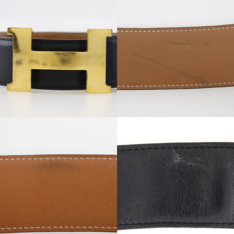 Hermes H Belt Calf □B Unisex Belt
