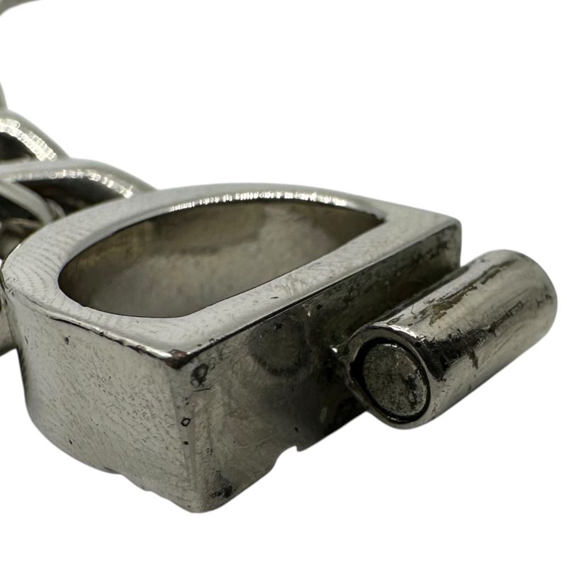 Christian Dior CD Icon Chain Link Necklace Icon Chain Link Necklace Silver