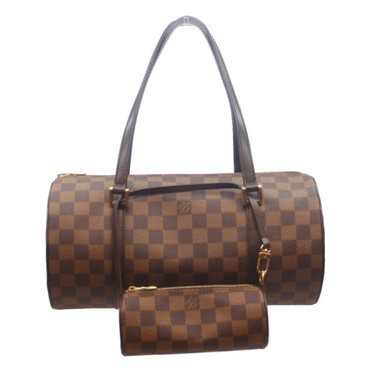 Louis Vuitton 04 N51303 Damier Papillon 30 With Child Damier Canvas Handbag