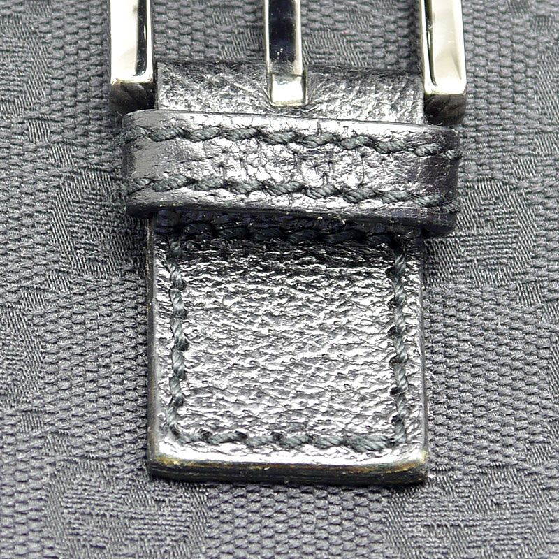 Gucci Shoulder Bag 114272 GG Canvas Black Crossbody