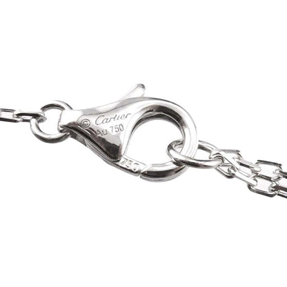 Cartier D'amour Diamond Necklace Large LM 41cm (1614in) 18K WG 750 Diamants