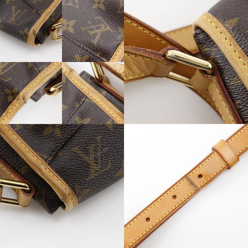 Louis Vuitton Menilmontane PM M40474 Monogram Canvas Brown Ct2193 Ladies