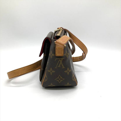 Louis Vuitton Vivacite PM Shoulder Bag Monogram Canvas M51165 Brown Women