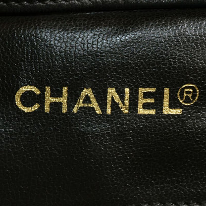 Chanel Matelasse Drawstring Shape Chain Shoulder Bag Lambskin Black Gold