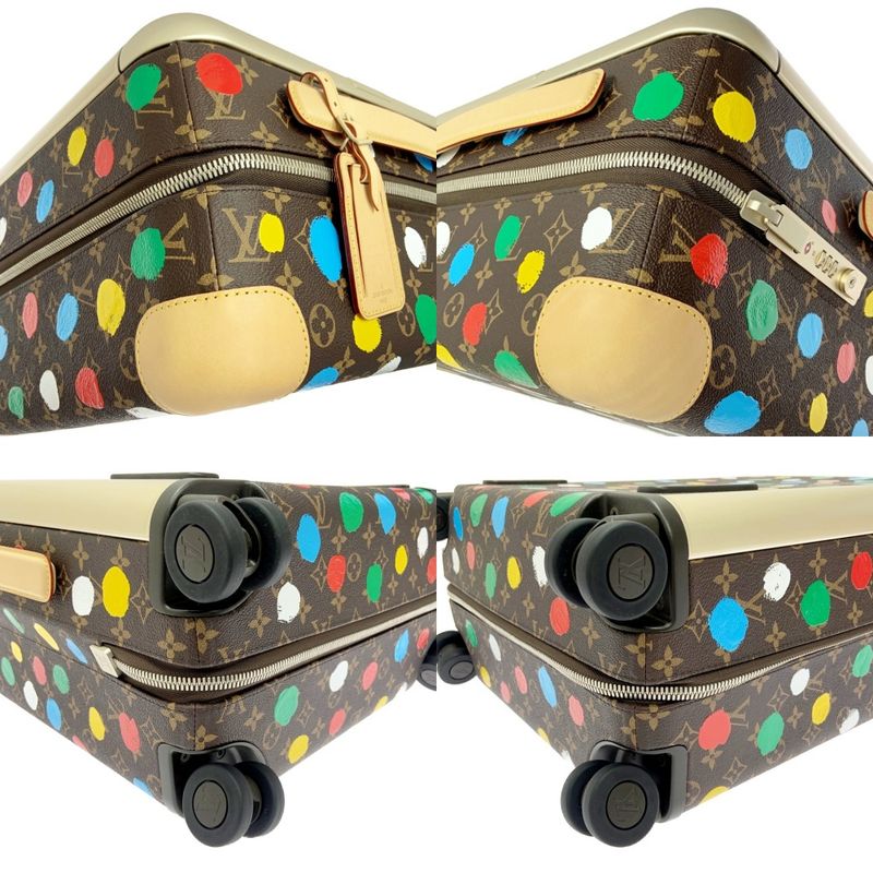 Louis Vuitton M10118 Monogram Horizon 55 X Yayoi Kusama Brown