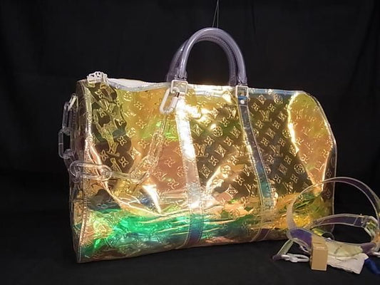 Louis Vuitton M53271 Monogram Prism Aurora 2WAY Boston Bag Shoulder