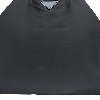 Prada Tote Bag Black NERO Excellent Condition Nylon Leather Preowned 255