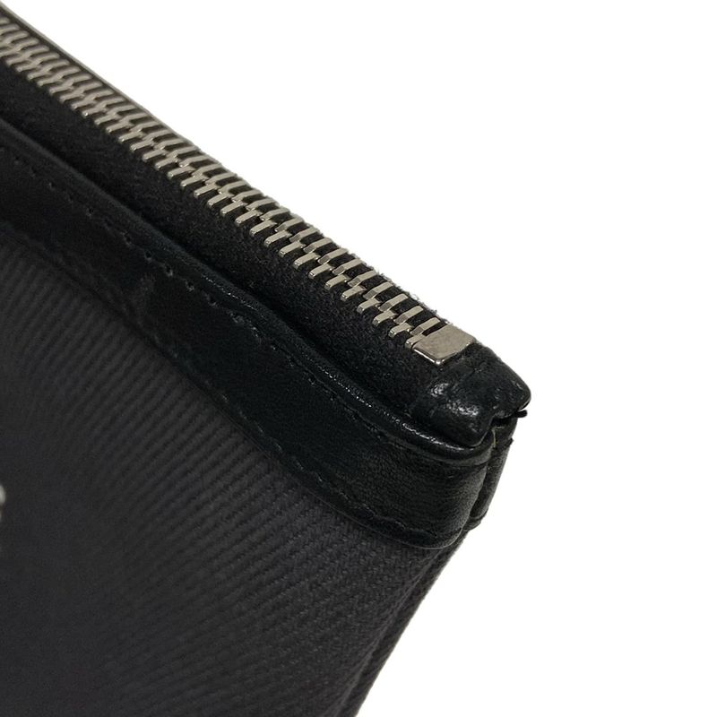 Saint Laurent Paris Clutch Bag Pouch Rive Gauche 581369 Dark Gray And Black