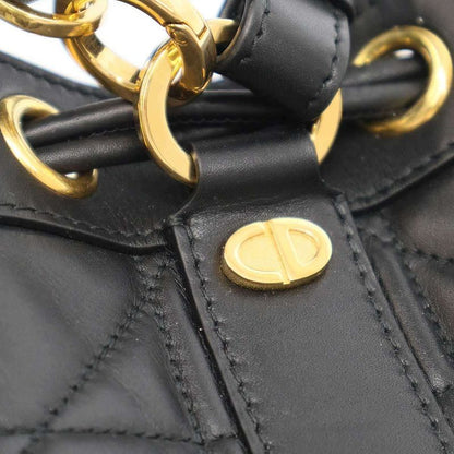 Christian Dior 24ss Backpack Small Maxi Cannage Calfskin M3350uhow_m900 Black