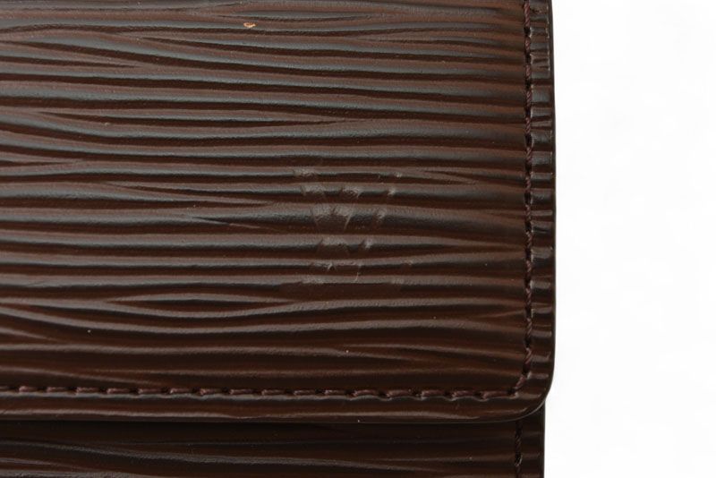 Louis Vuitton Coin Case Card Case Louis Vuitton Mini Wallet Ludlow Epi Mocha