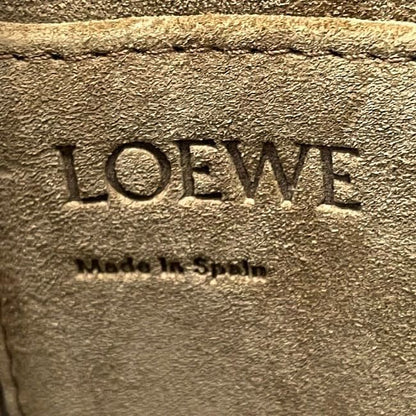 Loewe Shoulder Bag Gate Bag Small Brown Natural White