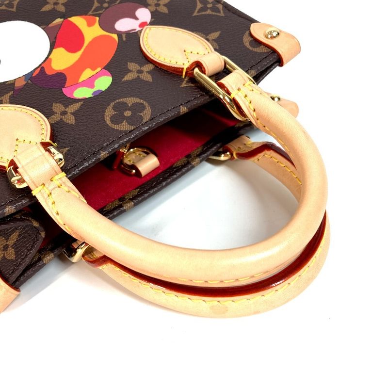 Louis Vuitton Handbag On The Go BB M13668 Monogram Canvas Brown
