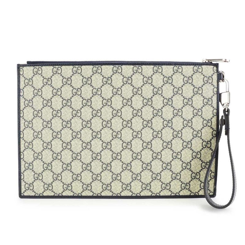Gucci Clutch Bag Interlocking G Beige/ebony