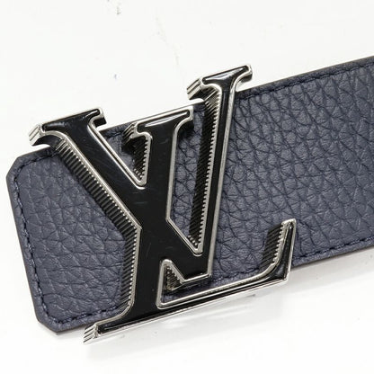 Louis Vuitton Belt Taurillon Leather Navy X Brown LV Tilt Reverse Taurillon
