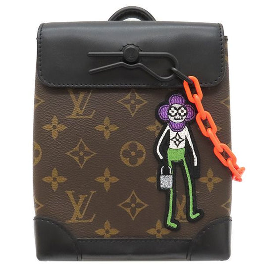 Louis Vuitton Shoulder Bag Steamer XS Monogram Canvas Leather Monogram X Black