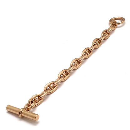 Unused Hermes Chaine D'ancre MM Bracelet 15 Frames 15 Links Au750 18K