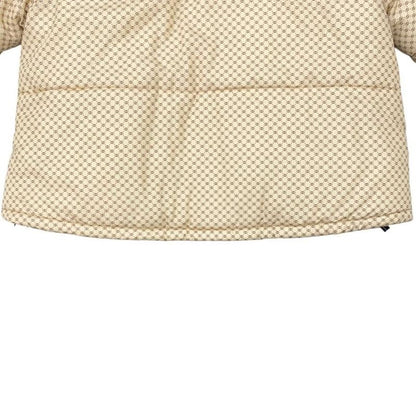 Gucci Down Jacket GG Parachute Nylon Padded Jacket 663279 42 Size Beige