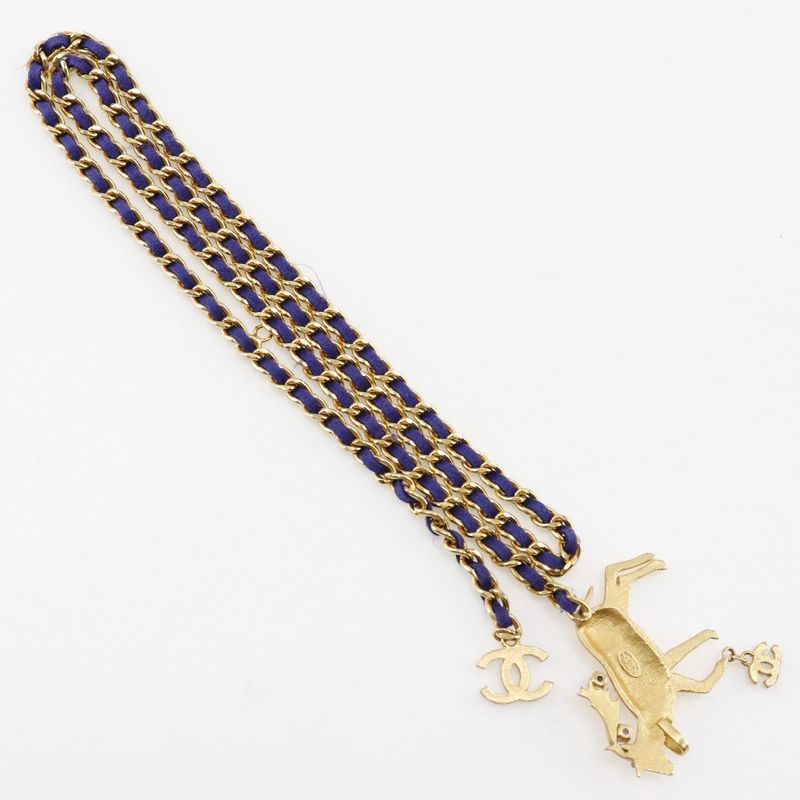 Chanel Chain Belt Gold Plated 01A Ladies Belt