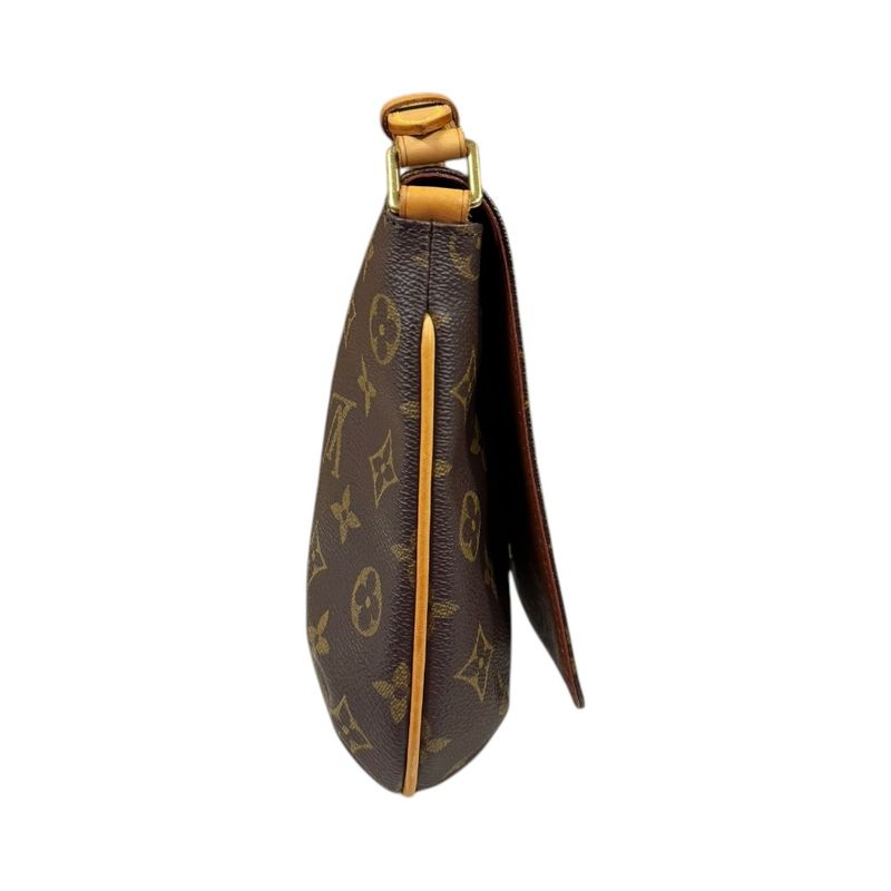 Louis Vuitton Musette Tango Monogram Shoulder Bag Monogram Canvas M51257 Brown