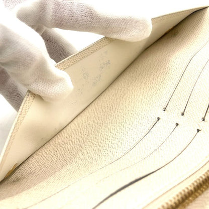 Louis Vuitton Portefeuille Antholite Monogram PVC Brown Folded Long Wallet Gold