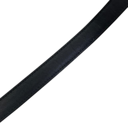 Bvlgari Bulgari Monete Belt Accessories Ancient Coin Motif Small Leather Black