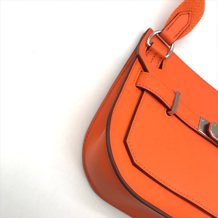 Hermes Items Gipsiere Mini Evercolor Orange Phardware Shoulder Bag