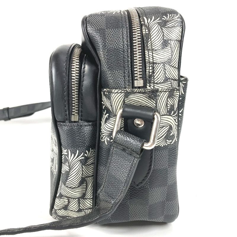 Louis Vuitton Shoulder Bag Nile PM Nile PM N41572 Damier Graphite Canvas Black