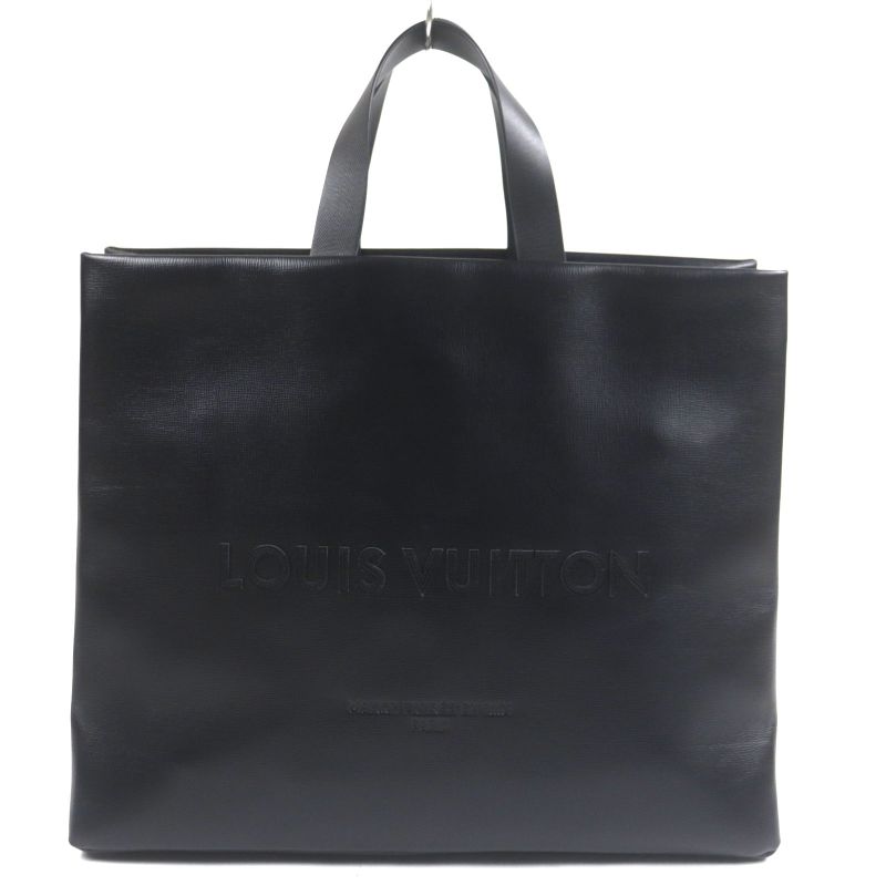Louis Vuitton M13979 Shopper Tote MM Logo Design Cowhide Leather 2WAY Tote Bag