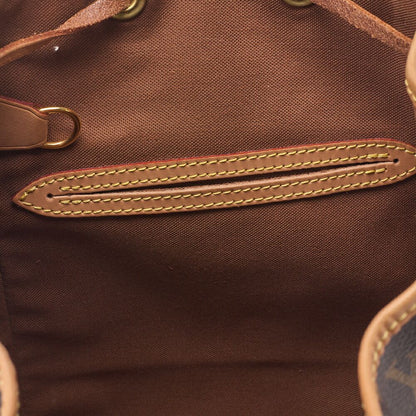 Louis Vuitton Monogram Montsourisーmm Backpack Brown (gold Hardware) Shoulder