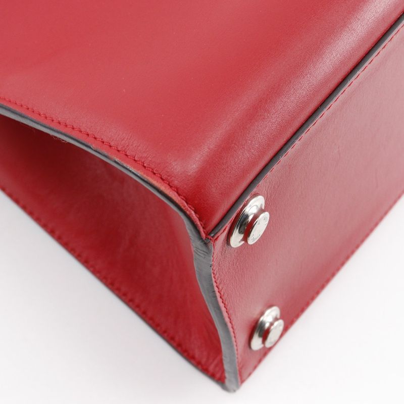 Louis Vuitton City Steamer PM 2WAY Shoulder M51030 Calf Rouge Red Du4165 Ladies