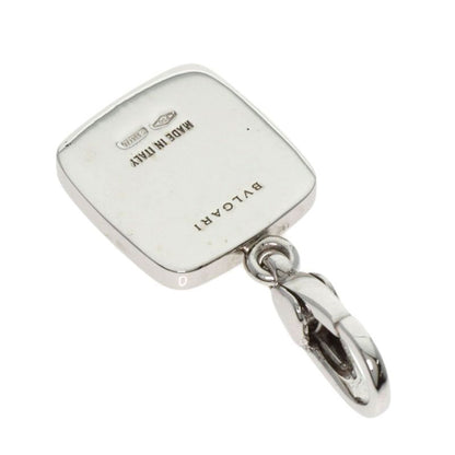 Bvlgari Bulgari Lord Ride Charm Pendant Top 18K White Gold Ladies