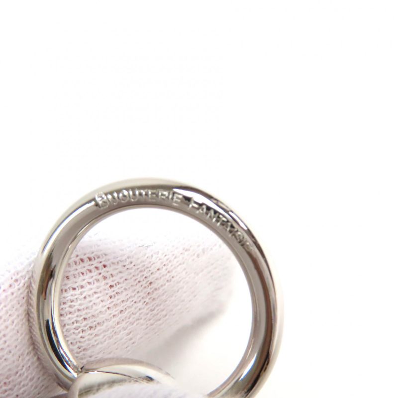 Hermes Horsebit Scarf Ring Silver With Box And Storage Bag Ladies