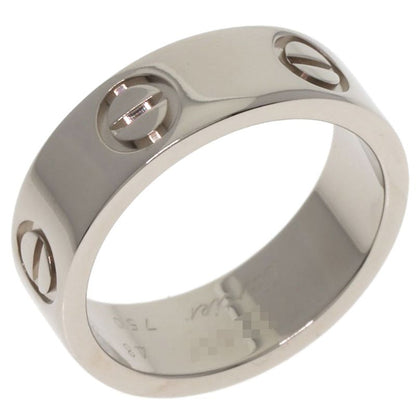 Cartier Love Ring #48 Ring - 18K White Gold Ladies
