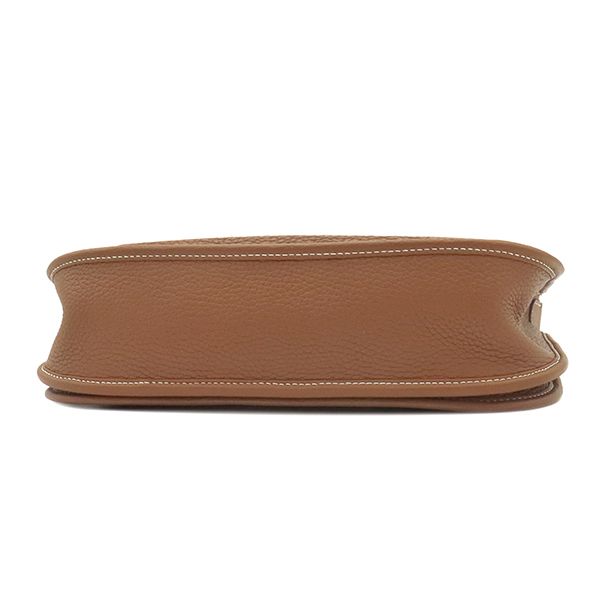 Hermes Shoulder Bag Evelyn 3 PM Amazon Taurillon Clemence Gold Silver Hardware