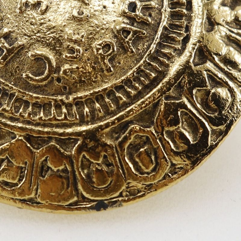 Chanel COCO MARK 31 RUE Cambon Vintage Gold Plated Ladies 30.0g Earrings