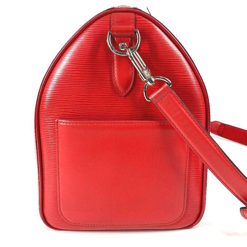 Louis Vuitton Boston Bag Keepall Bandoliere 45 M53419 Epi Leather Red