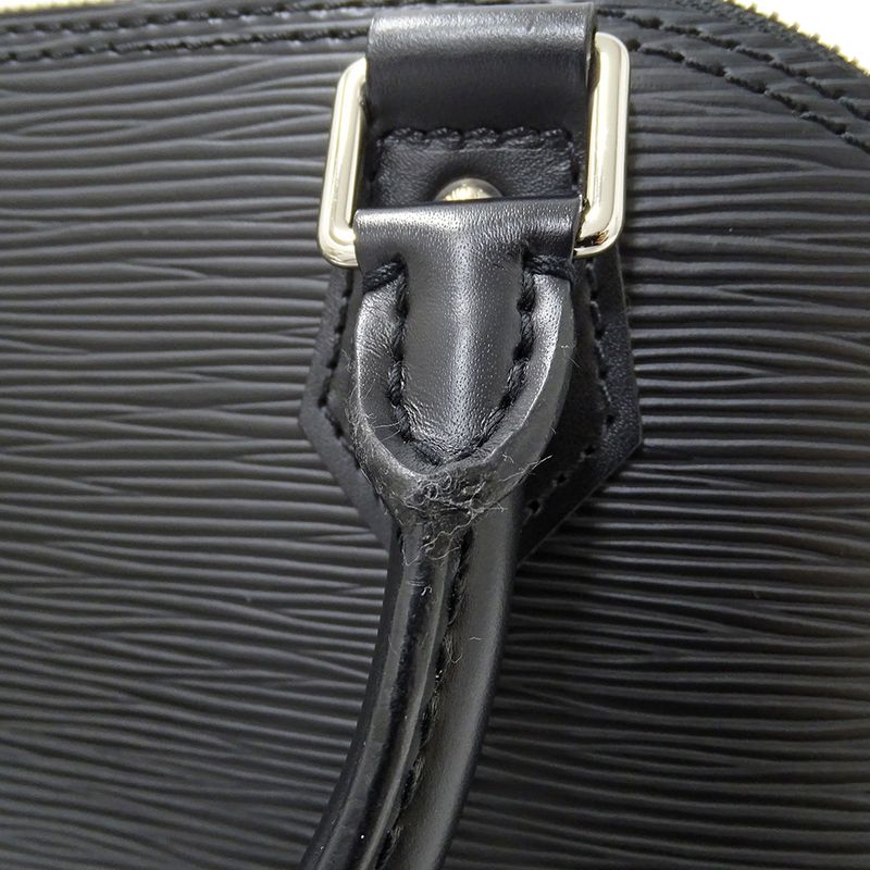 Louis Vuitton Bag Epi Women's Branded Handbag Shoulder Bag 2way Alma BB Noir