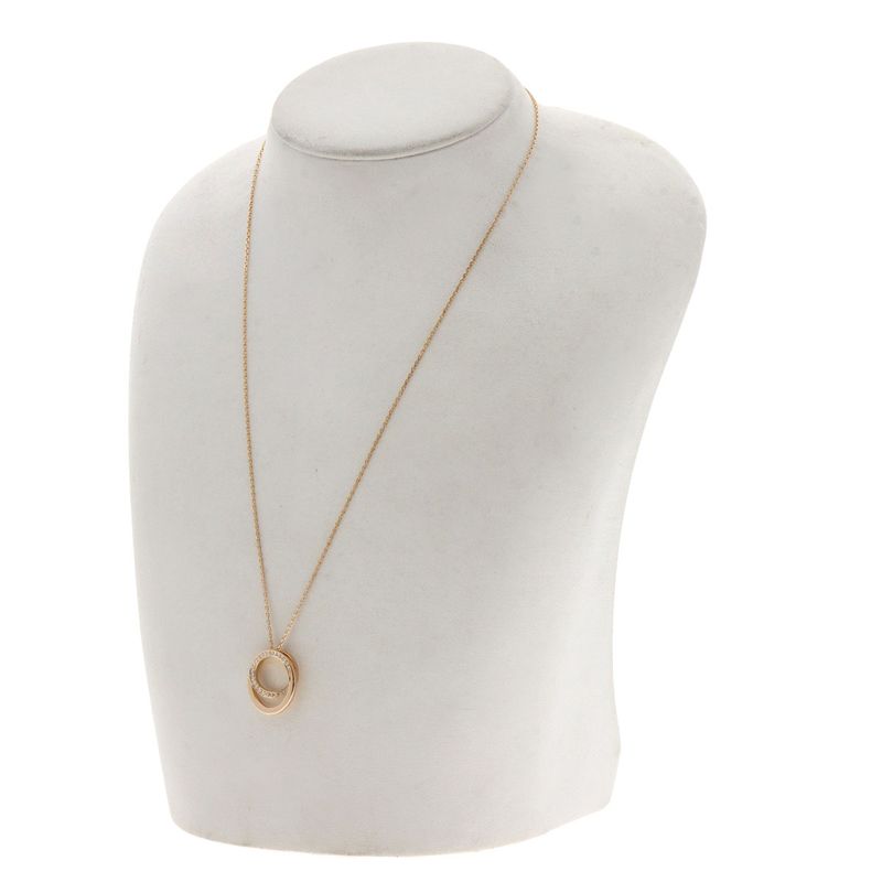 Cartier Etancel De Cartier Diamond Necklace 18K Pink Gold Ladies