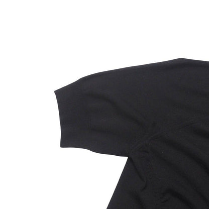 Louis Vuitton Knit Size XS Short Sleeves Sweater Top Ribbon Wool Black Pink